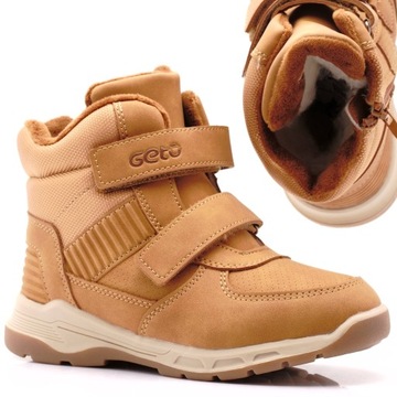 BUTY ZIMOWE CHŁOPIĘCE KOZAKI OCIEPLANE GETO 198 32