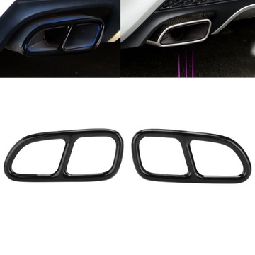 2шт. Рамка накладки выхлопного наконечника Qu