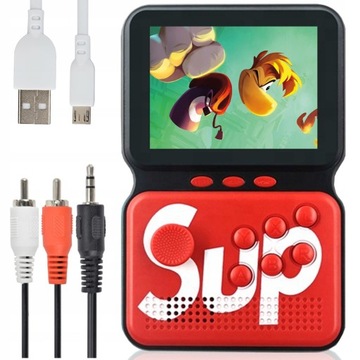 MINI KONSOLA SUP PRO PRZENOŚNA NES SFC 804 GRY +TV