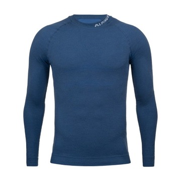 Термоактивная толстовка Alpinus Pro Merino, синяя.