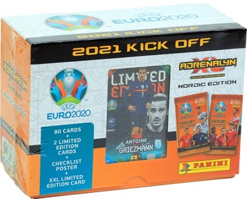 GRIEZMANN GIFT BOX 2021 KICK OFF EURO 2020 Limited panini 10 saszetki