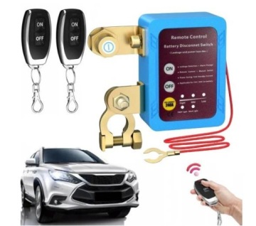 ВЫКЛЮЧАТЕЛЬ ПИТАНИЯ HEBEL АВТОМОБИЛЬНЫЙ АККУМУЛЯТОР 12V 200A ДЛЯ 2X ПУЛЬТА ДИСТАНЦИОННОГО УПРАВЛЕНИЯ