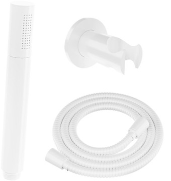 MEXEN ZESTAW PRYSZNICOWY SŁUCHAWKA R-70 WĄŻ BIAŁY