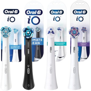 4x KOŃCÓWKA ORAL-B IO ULTIMATE RADIANT SPECIALISED DO SZCZOTECZKI iO