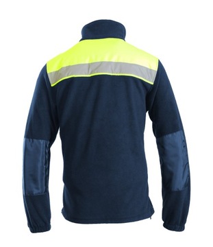 ФЛИСОВАЯ СВИТШОТА WORK СВЕТООТРАЖАЮЩАЯ КУРТКА 4XL