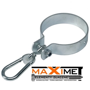 Obejma Metalowa do HUŚTAWKI na Belkę 120mm okrągła