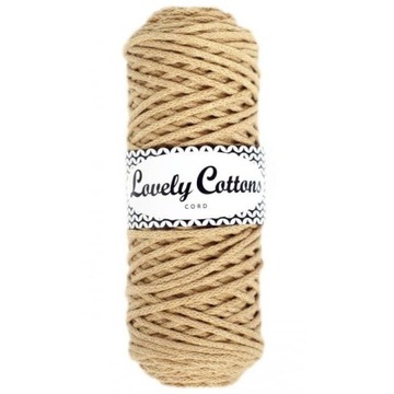 Sznurek do makramy 3mm 100m Lovely Cotton Beżowy