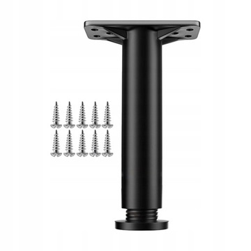 Wspornik belek łóżka Stalowa stopka meblowa ze śrubami 20cm