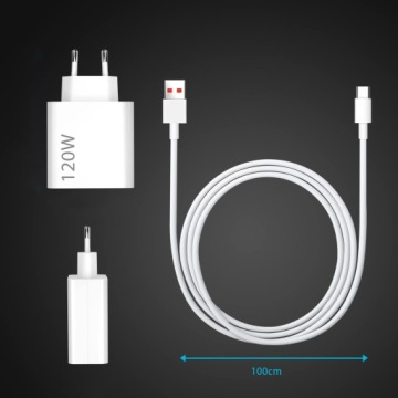 Зарядное устройство мощностью 120 Вт с кабелем USB C 1M