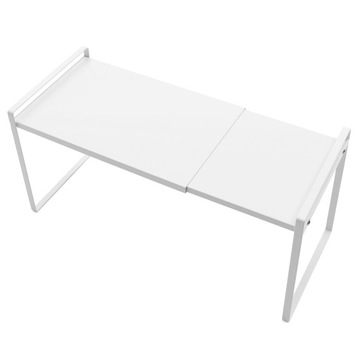 Кухонная полка с выдвижной полкой - белый