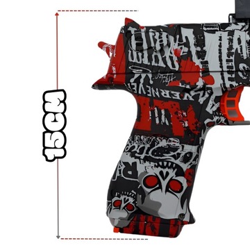 PISTOLET COLT GLOCK KULKI ŻELOWE WODNE AUTOMAT ORBEEZ ELEKTRYK OKULARY CS