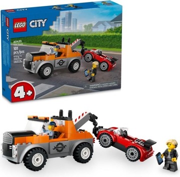 LEGO CITY BLOCKS 60435 ПОМОЩЬ НА ДОРОЖНЕ И РЕМОНТ АВТОМОБИЛЕЙ НОВЫЙ + СУМКА