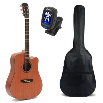 АКУСТИЧЕСКАЯ ГИТАРА 41 ДЮЙМ 4/4 RIVERWEST G-412 ПРАВАЯ ДРЕДНОУГТ МАХАГОНИ ХИТ