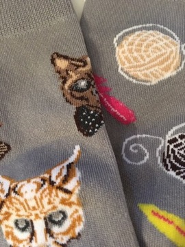 Гольфы COMODO для верховой езды кошки серые 39-42