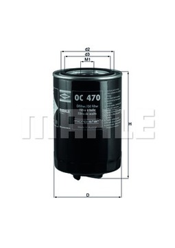 Filtr oleju KNECHT OC 470
