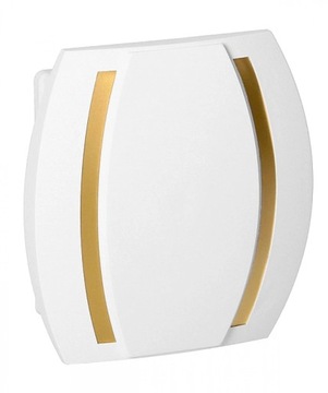 Проводной дверной звонок GONG 230 В, двухцветный BIM-BAM, белое золото