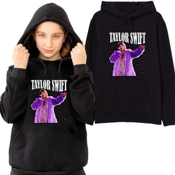 CIEPŁA BLUZA DAMSKA Z KAPTUREM KIESZONKĄ TAYLOR SWIFT THE ERAS TOUR M