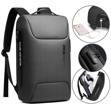 PLECAK miejski BANGE na LAPTOPA 15,6 USB Modny