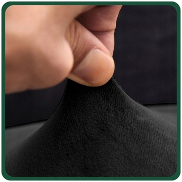 ЧЕХОЛ НА СИДЕНЬЕ 40x40см ЧЕРНЫЙ ЭЛАСТИЧНЫЙ ВЕЛОР