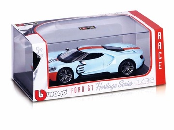 BBURAGO metal.,1:32, Race Ford HERITAGE, COLLEC
