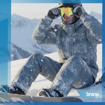 Лыжные очки, Очки, Для катания на лыжах, сноуборде, ЗИМА, Ветрозащитные, АНТИПАРОВАЯ