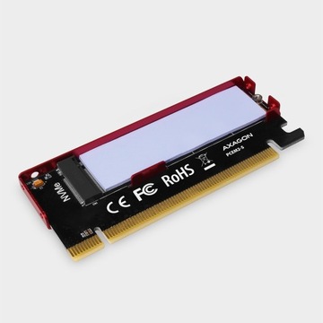 PCEM2-S Внутренний адаптер PCIe x16, 1x M.2 NVMe