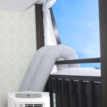 ТРУБА ДЛЯ ПЕРЕНОСНОГО КОНДИЦИОНЕРА 13см/1м ГИБКАЯ ПРОЧНАЯ