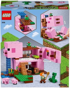 LEGO Minecraft 21170 Дом свиньи Алекса 490 кирпичей