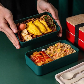 БОКС ДЛЯ ЗАВТРАКА с отделениями Ланчбокс BENTO 1200мл