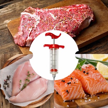 Шприц-инъектор для мясного ассорти, копчения мяса, 30 мл + 2 иглы