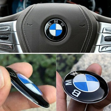 EMBLEMAT BMW 45 mm NA KIEROWNICĘ PODUSZKĘ LOGO !