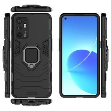 Задний держатель ARMOR RING CASE GLASS 9H для Oppo Reno 5Z 5G / Reno5 с