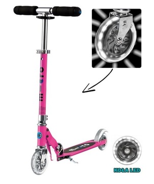 Hulajnoga Micro Sprite LED Różowa (Pink)