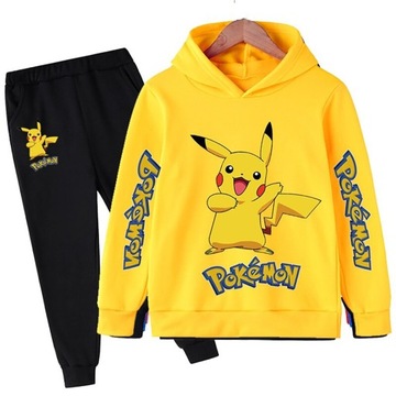Dres Pikachu Pokemony bluza spodnie