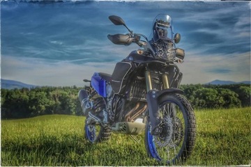 Обратите внимание на защитные дуги Yamaha Tenere 700 (1680D) FLUO.