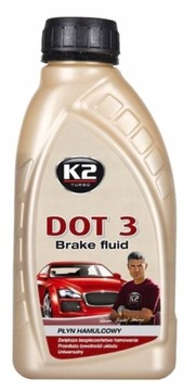 HAMULCOWY DOT3, 0.5L Y4X81 K2 PŁYN
