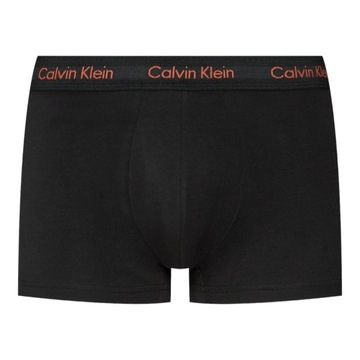 CALVIN KLEIN BOKSERKI MĘSKIE MAJTKI LOW RISE TRUNK 3PK CZARNE r.M