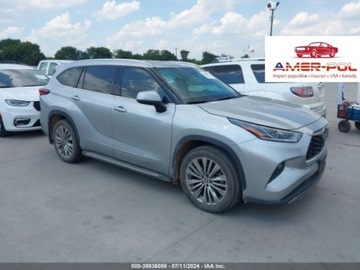 Toyota Highlander III 2022 Toyota Highlander 2022r, Platinum, 3.5L, 4x4 3.5 Benzyna 295KM