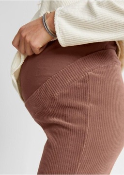 SPODNIE CIĄŻOWE SZTRUKSOWE BONPRIX 32