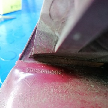 CITROEN C5 I SVĚTLO ZADNÍ PRAVÁ 9632646680