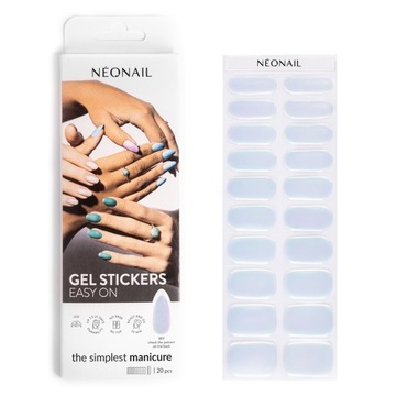NEONAIL Lakier Hybrydowy w naklejce GEL STICKERS EASY ON M11 - MANICURE