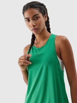 4F ЖЕНСКИЙ ТРЕНИРОВОЧНЫЙ ТОП, СПОРТИВНАЯ ФУТБОЛКА ДЛЯ БЕГА SS24