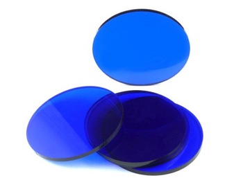 Podstawki pod figurki, niebieskie, 60x3 mm (5)