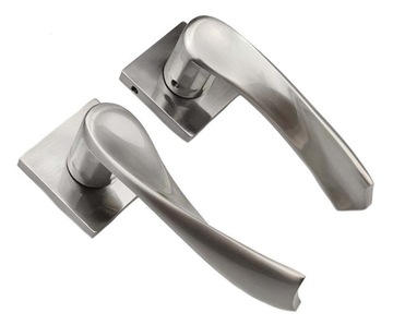 ДВЕРНАЯ РУЧКА КАРМЕН РАЗДЕЛЕННАЯ САТИННАЯ ДОСКА