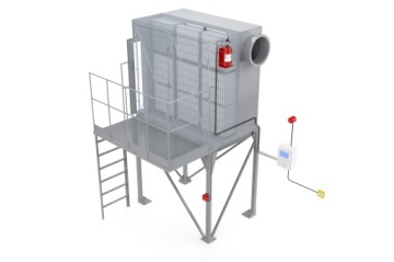 Огнетушитель автоматический Blaze Cut Novec, ФК-5-12, 1,25кг, DLP