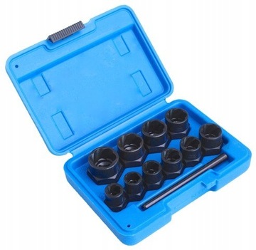 NASADKI 3/8 DO OBROBIONYCH ŚRUB 11 elem. S-TS11X
