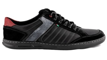 Półbuty męskie POLSKIE buty skórzane szyte 48