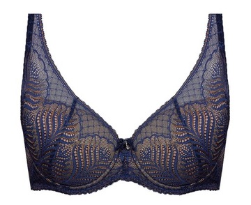 Nipplex LORENZA Бюстгальтер Push Up Темно-Синий 75D