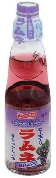 Ramune japońska oranżada winogrono 200ml Shirakiku