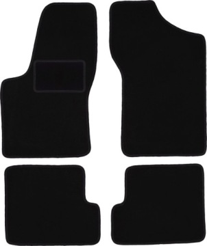 velurové autokoberce pro automobily Fiat Seicento hatchback (1998-2010)